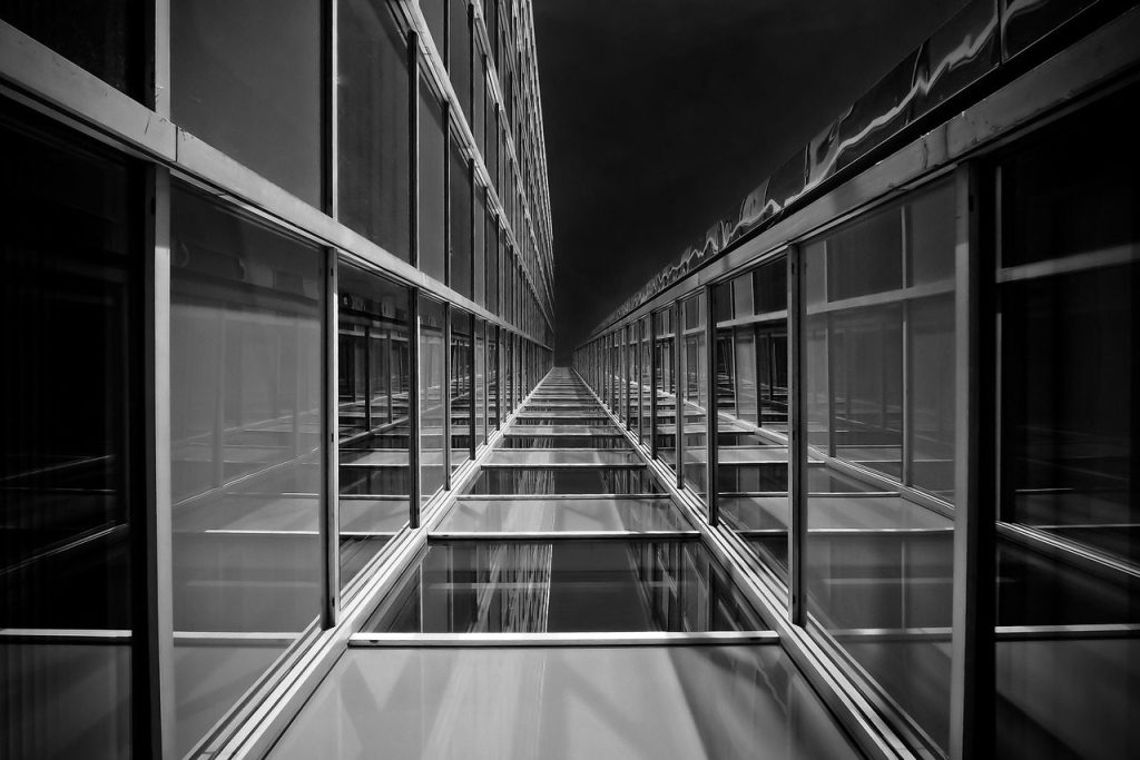 architecture, glass, modern, city, reflection, futuristic, urban, window, hd wallpaper, building, structure, skyscraper, facade, perspective, 4k wallpaper
