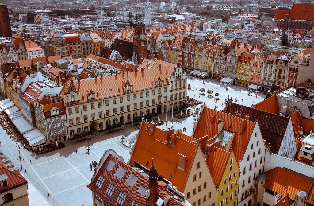 old town, the market, wroclaw, architecture, city, townhouses, street, buildings, facades, poland, roofs, building, center, tourism, panorama, view, poland, poland, poland, poland, poland