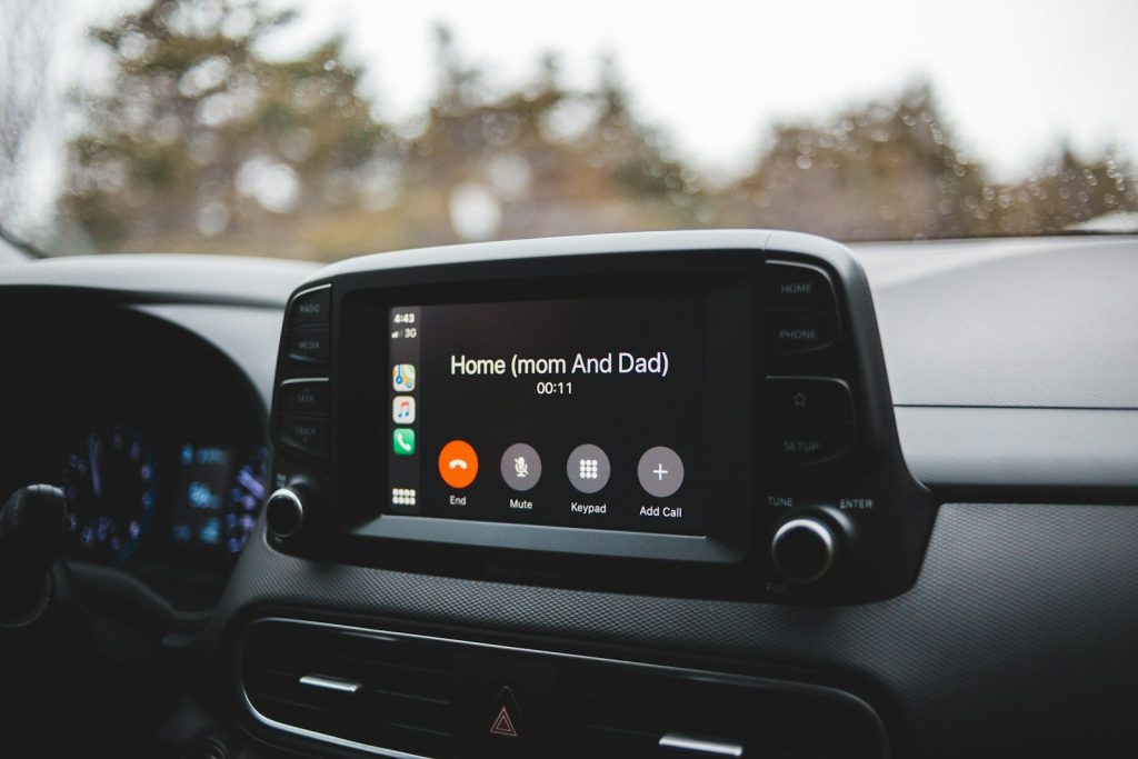 black 2 din car stereo