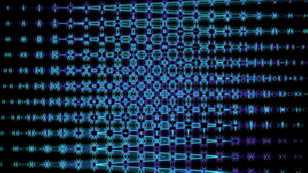 A blue and black abstract pattern.