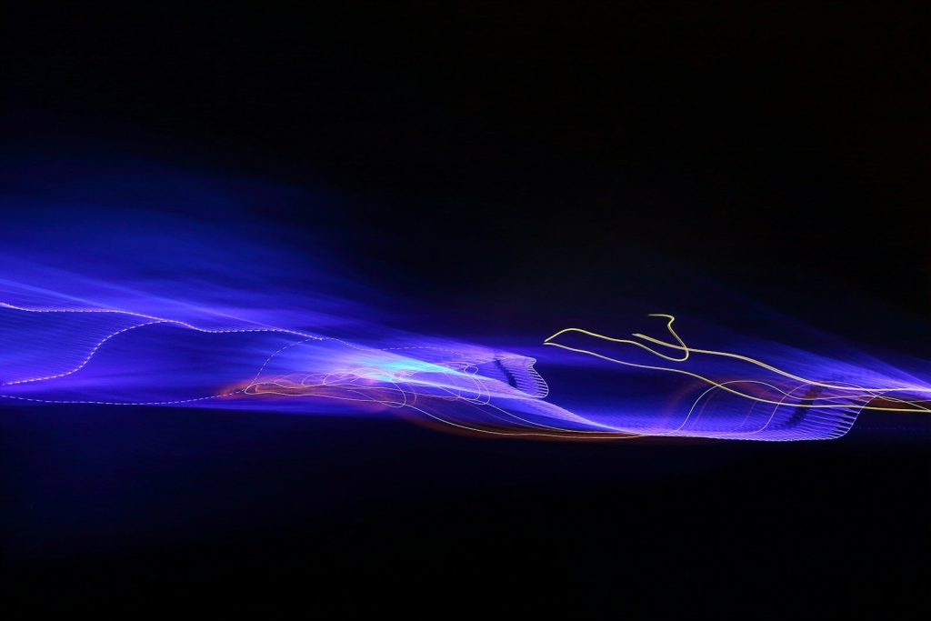 purple and blue light illustration