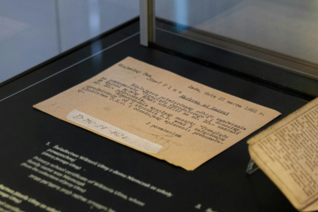 a piece of paper with writing on it