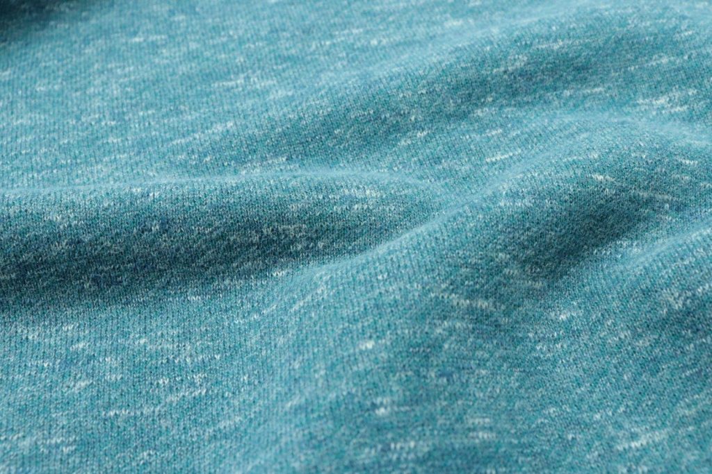 blue textile in close up photography