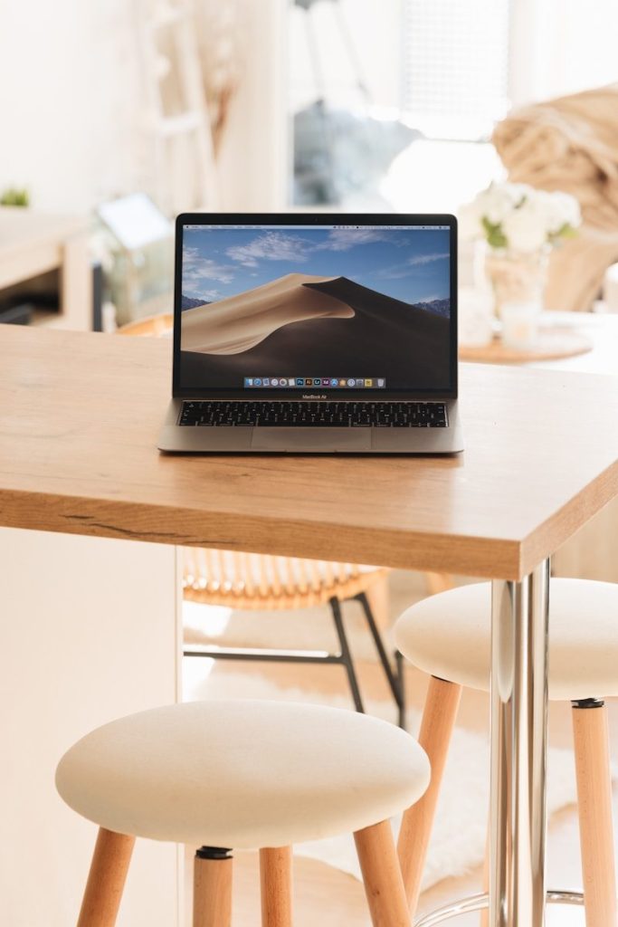 silver MacBook Pro