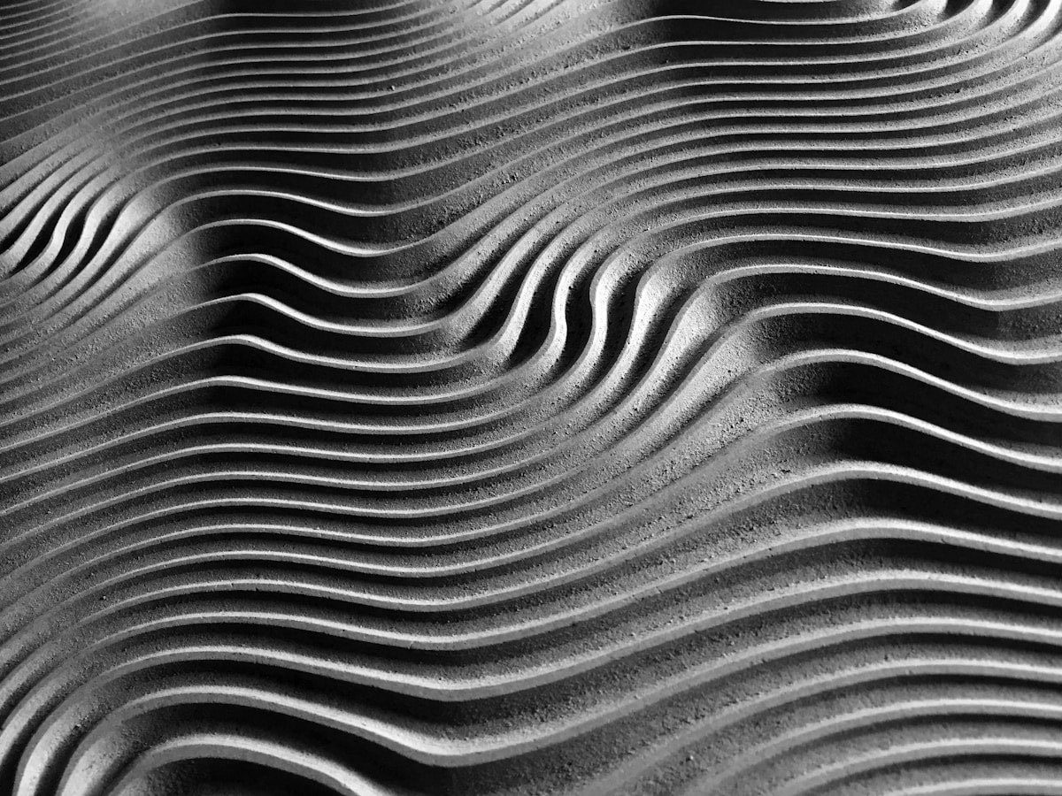 gray spiral artwork