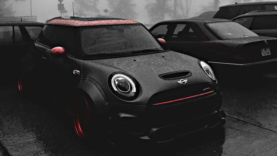 black porsche 911 on road