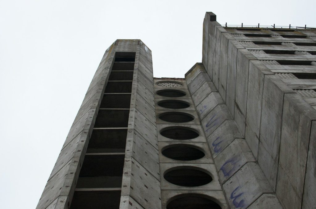 a tall building with a tower