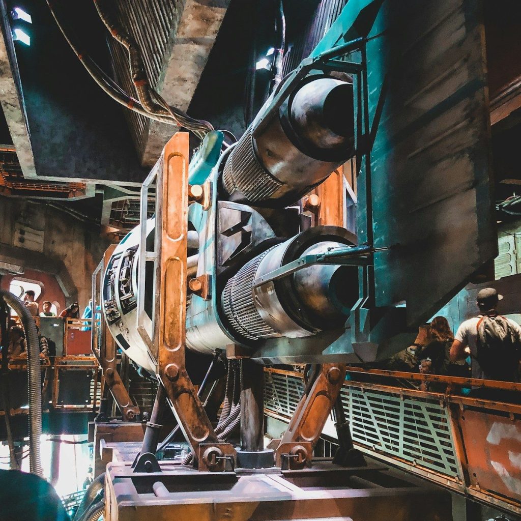 a large metal robot