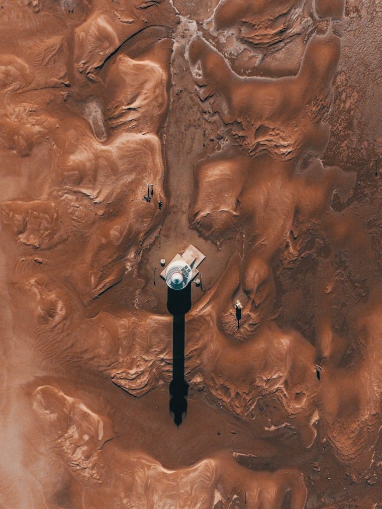 brown surface