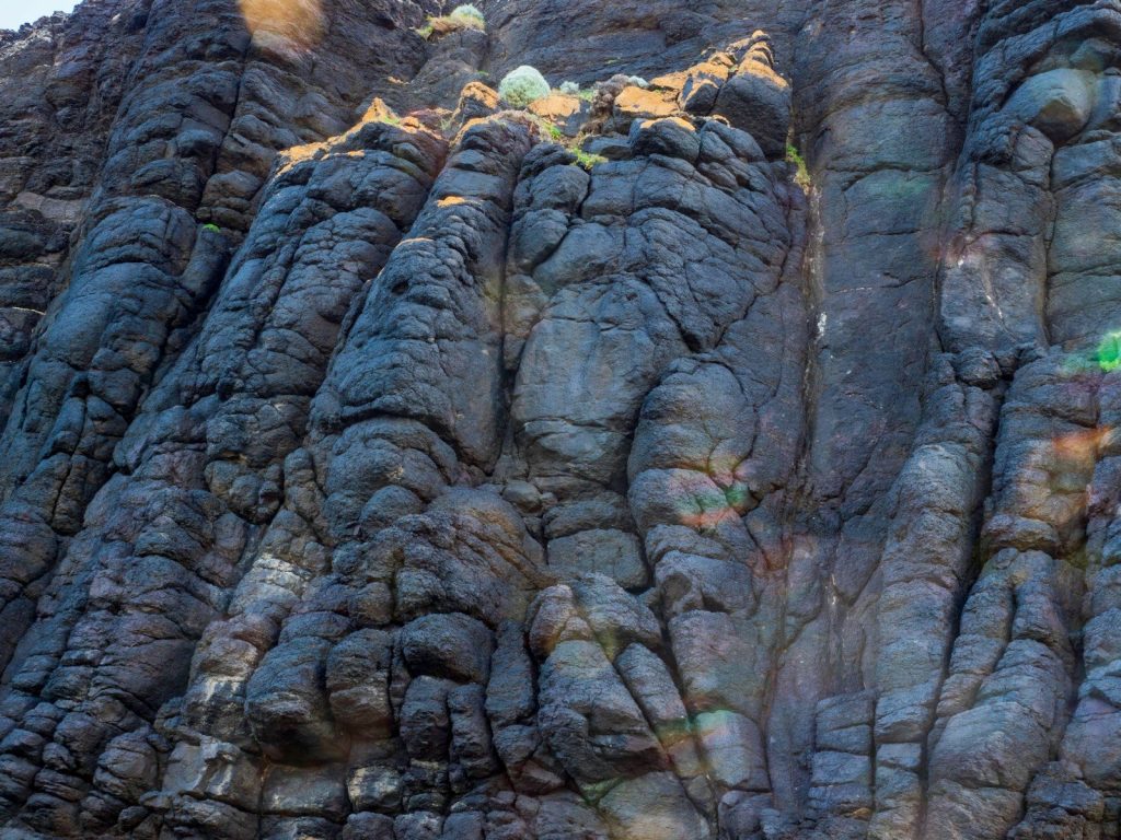 a close-up of some rocks
