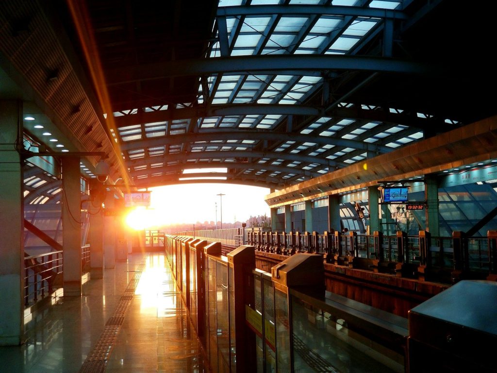 train station during daytime
