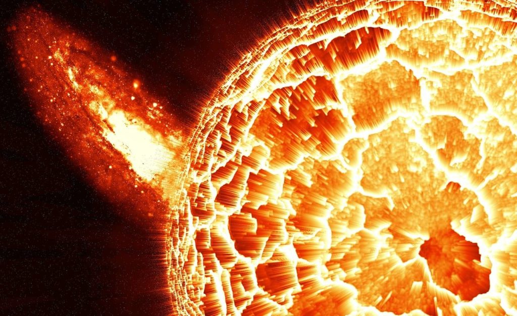 explosion, sun, nature, space, galaxy, core, phenomenon, heat, fire, outer space, cosmos, universe, astronomy, solar system, background