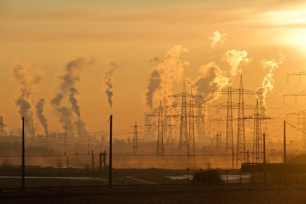 industry, environmental pollution, smog, sunrise, air pollution, air, nature, environmental protection, pollution, smoke, chimney, steam, evening sky, poisonous, environment, power plant, industrial plant, exhaust, factory