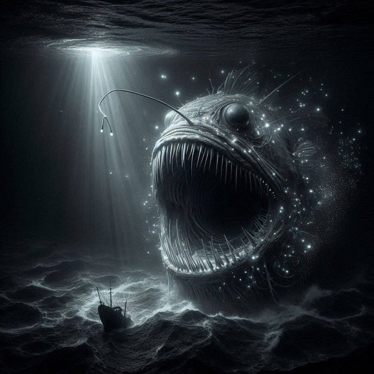 ai generated, horror, frightening, dark, terrifying, fear, evil, night