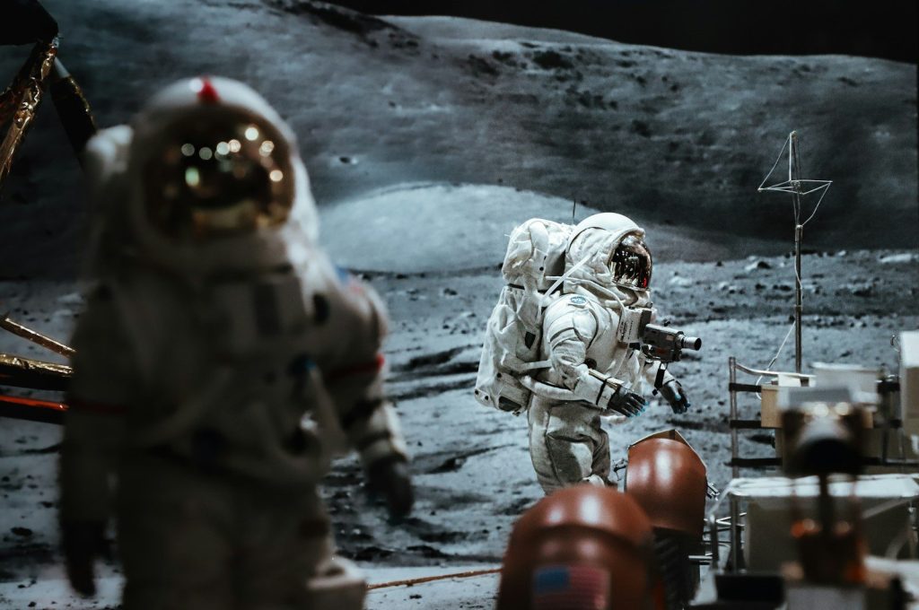 a few people in space suits
