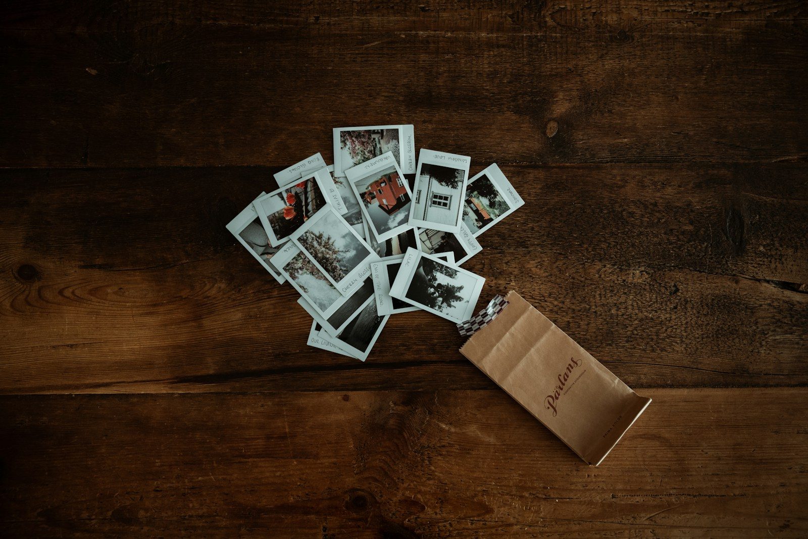 brown and white cards on brown wooden table