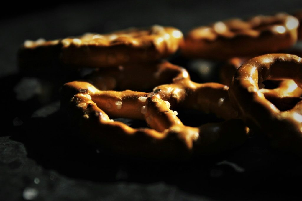 brown bread with chocolate on top