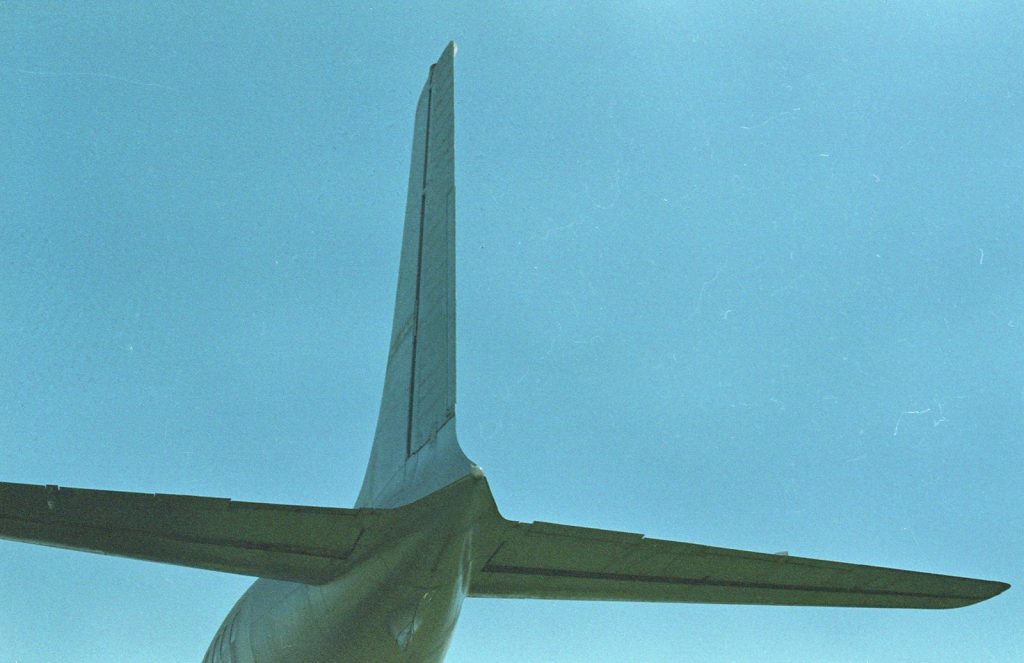 white plane during daytime