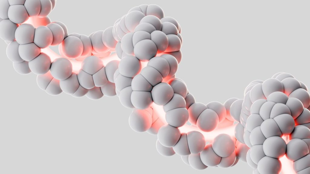 A picture of a group of balls in the shape of a spiral