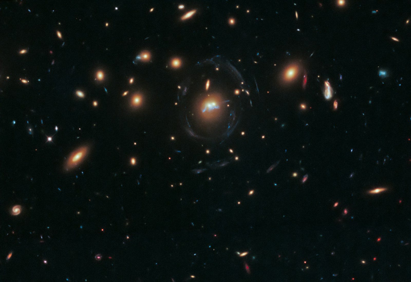 a large group of objects that are in the dark