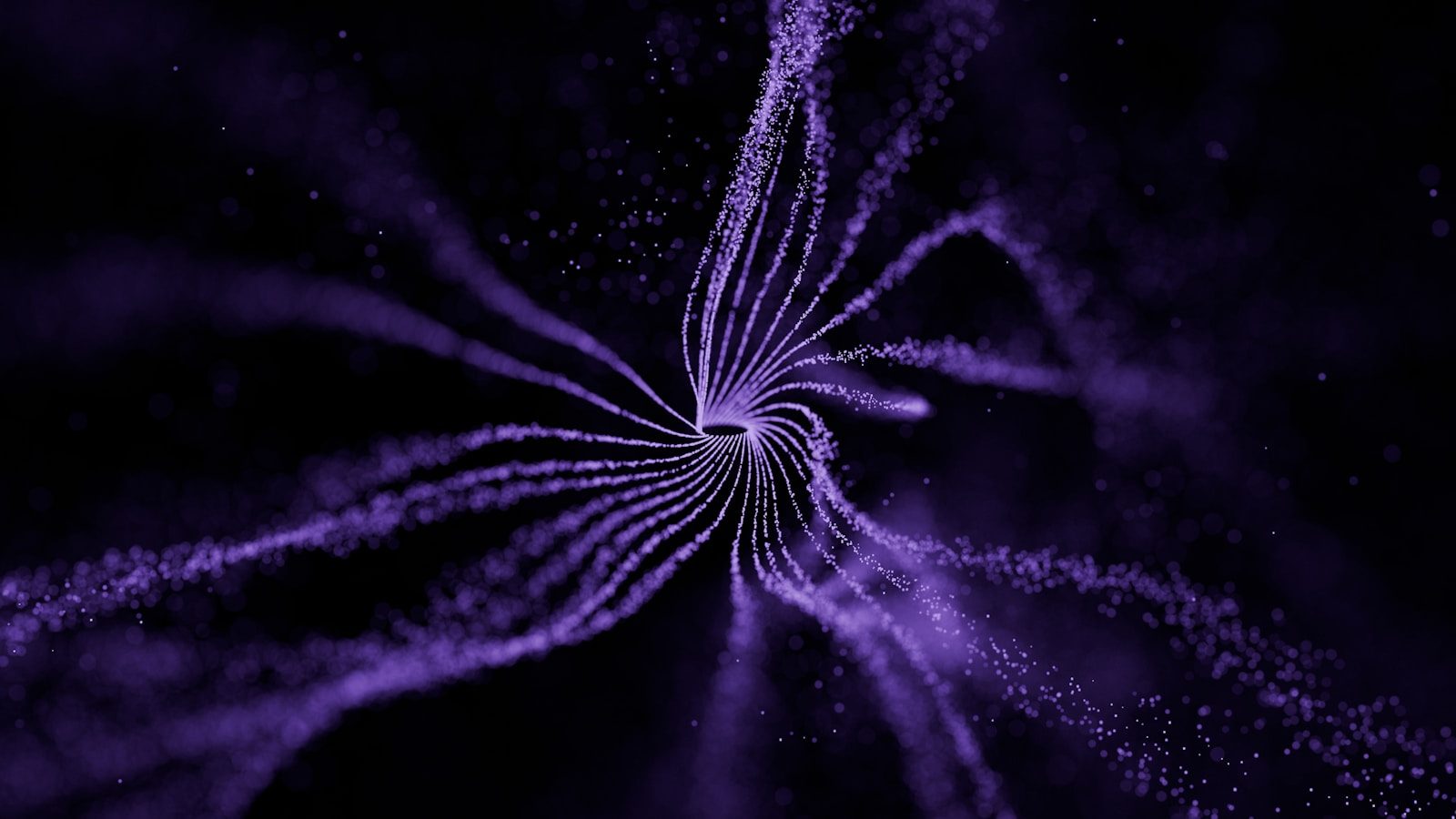 A purple picture of a star in the sky