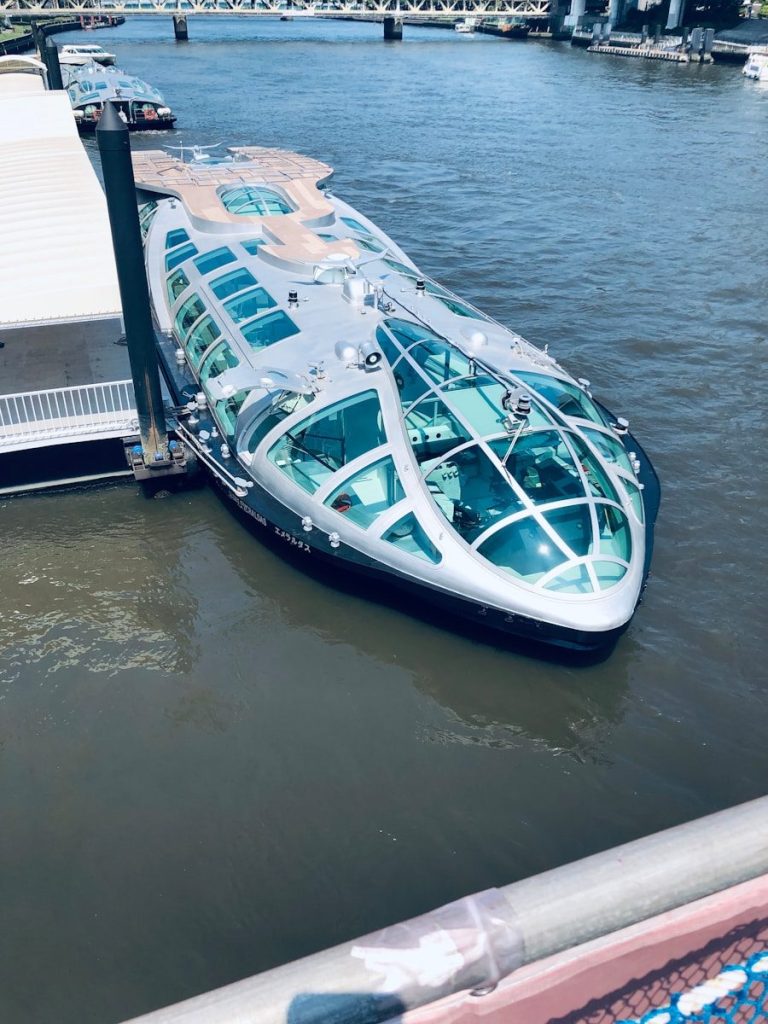 a boat that is sitting in the water