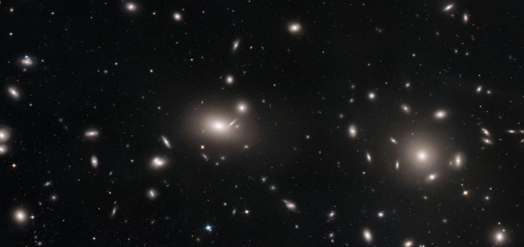 a cluster of stars in the night sky