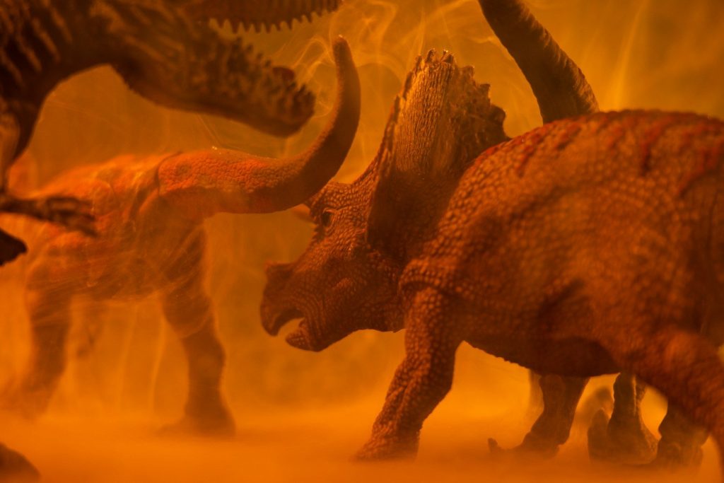 brown dinosaur on brown sand