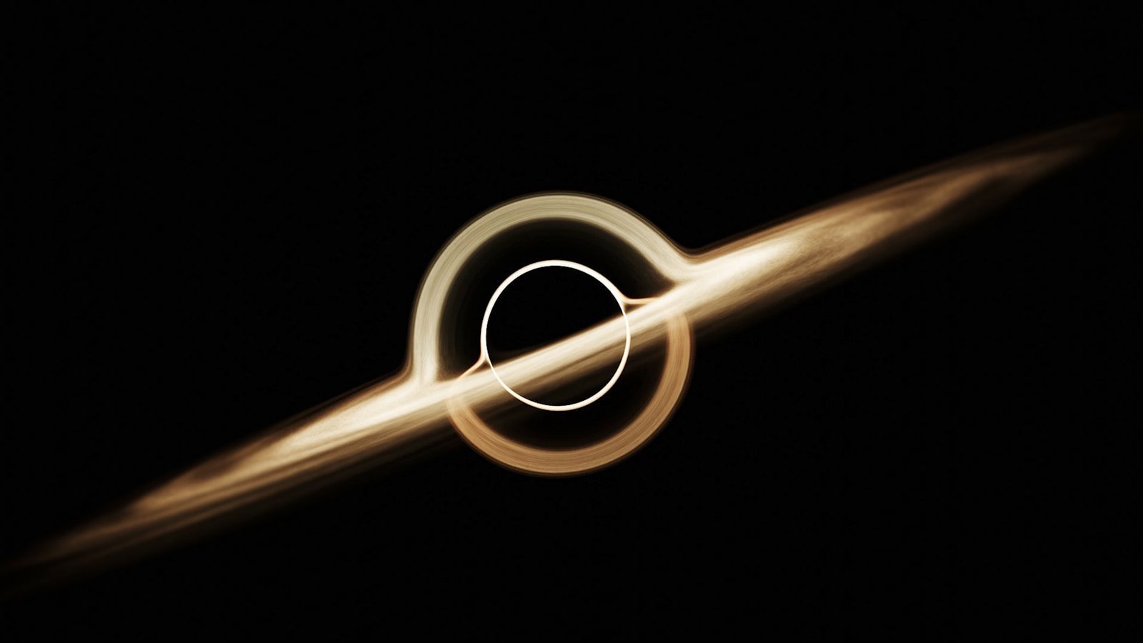A black hole with an accretion disk